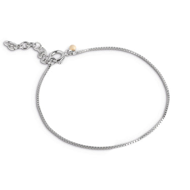 ENAMEL Copenhagen Armbånd, Box Chain 0,8 mm Bracelets 925S