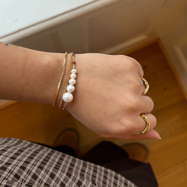 ENAMEL Copenhagen Armbånd, Curb Chain 1,75 mm Bracelets 925S/GP