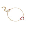 ENAMEL Copenhagen Armbånd, Organic Enamel Heart Bracelets Red