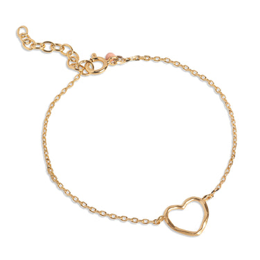 ENAMEL Copenhagen Armbånd, Organic Heart Bracelets 925S/GP/M