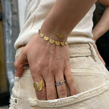 ENAMEL Copenhagen Armbånd, Wave Bracelets Gold Plated