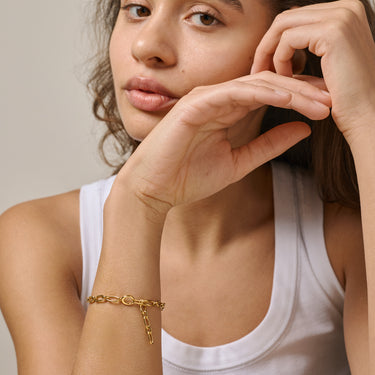 ENAMEL Copenhagen Armbånd, Chunky Charm Bracelets 925S/GP
