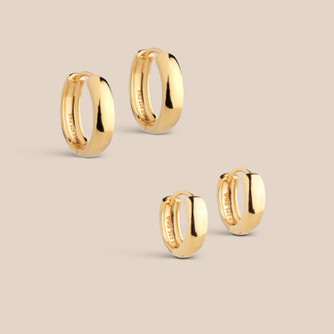 Classic Wide Hoops Gavesæt