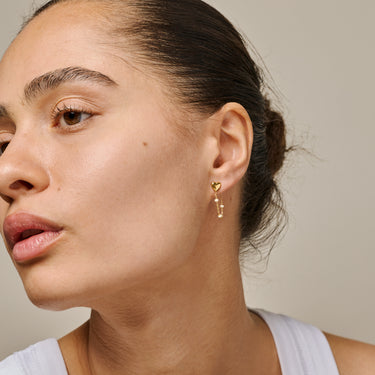 ENAMEL Copenhagen Øreringe, Lola Heart Earrings Daisy