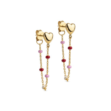 ENAMEL Copenhagen Øreringe, Lola Heart Earrings Rosie