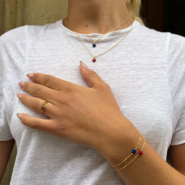 ENAMEL Copenhagen Hoops, Amore Earrings Bordeaux
