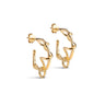 ENAMEL Copenhagen Hoops, Capella Earrings 925S/GP