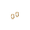 ENAMEL Copenhagen Hoops, Classic 8 mm Earrings 925S/GP