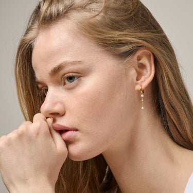 ENAMEL Copenhagen Hoops, Lola Bold Earrings Daisy