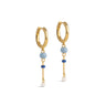 ENAMEL Copenhagen Hoops, Lola Bold Earrings Marine