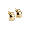 ENAMEL Copenhagen Hoops, Melia Chunky Earrings 925S/GP