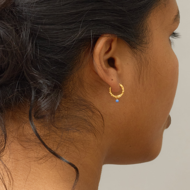 ENAMEL Copenhagen Øreringe, Belle Earrings Cornflower