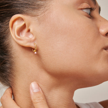 ENAMEL Copenhagen Øreringe, Belle Earrings Light Pink