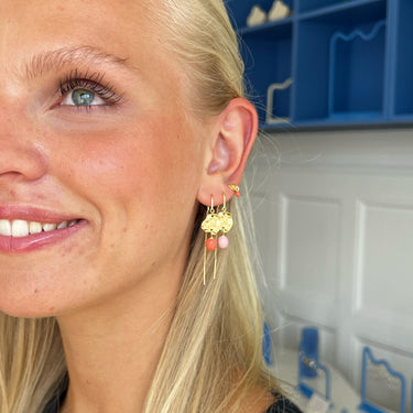 ENAMEL Copenhagen Øreringe, Kai Earrings Powder Pink