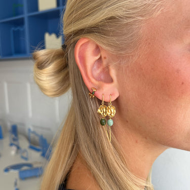ENAMEL Copenhagen Øreringe, Kai Earrings Sage