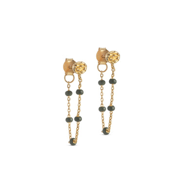 ENAMEL Copenhagen Øreringe, Lola Earrings Khaki