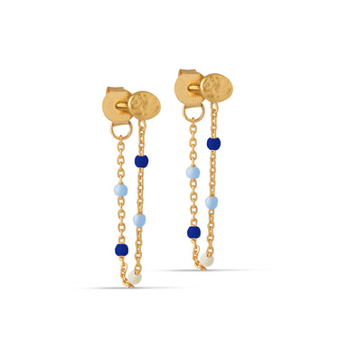 ENAMEL Copenhagen Øreringe, Lola Earrings Marine