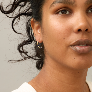 ENAMEL Copenhagen Øreringe, Lola Large Earrings Earthtone