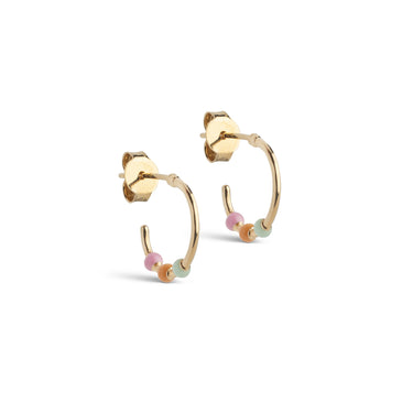 ENAMEL Copenhagen Øreringe, Lola Small Earrings Rainbow