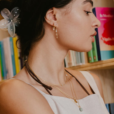 ENAMEL Copenhagen Øreringe, Organic Heart Earrings Meadow