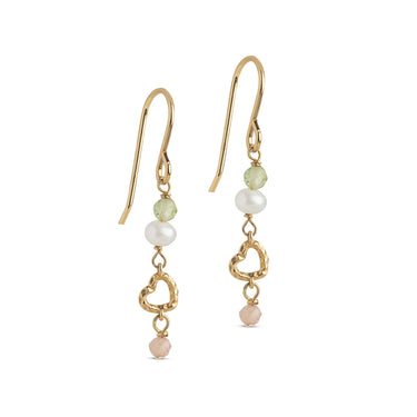 ENAMEL Copenhagen Øreringe, Organic Heart Earrings Meadow