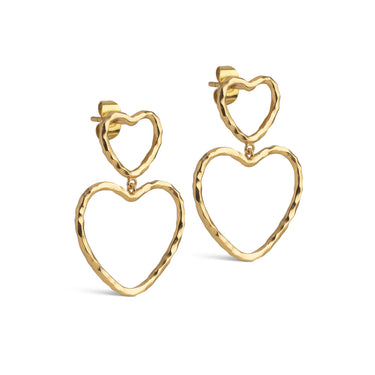 ENAMEL Copenhagen Øreringe, Organic Lovelink Earrings Gold Plated