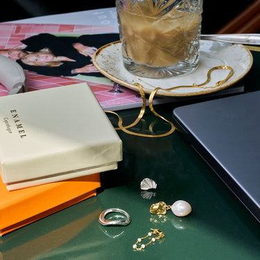 ENAMEL Copenhagen Øreringe, Paris Earrings Pearls