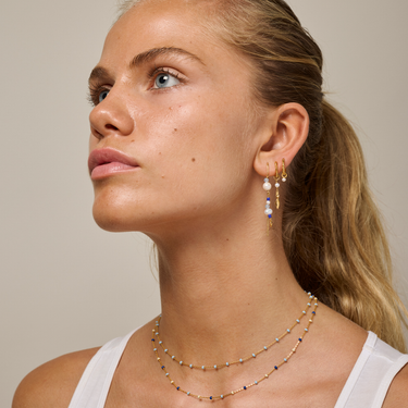 ENAMEL Copenhagen Øreringe, Sofia Earrings Marine