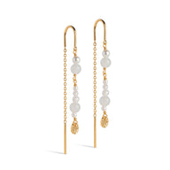 ENAMEL Copenhagen Øreringe, Sofia Earrings White and Pearls