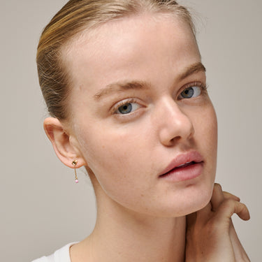 ENAMEL Copenhagen Øreringe, Sunshine Drop Earrings Pink