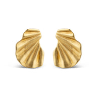 ENAMEL Copenhagen Øreringe, Wave Earrings Gold Plated