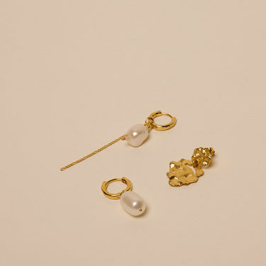 ENAMEL Copenhagen Øreringe, Windy Small Earrings 925S/GP/M