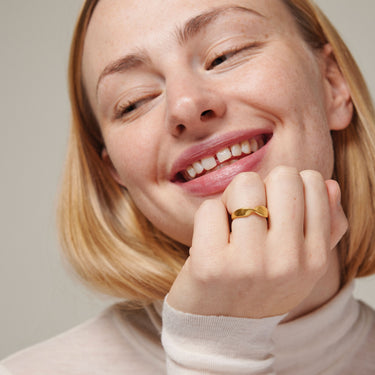 ENAMEL Copenhagen Ring, Adele Rings 925S/GP/M