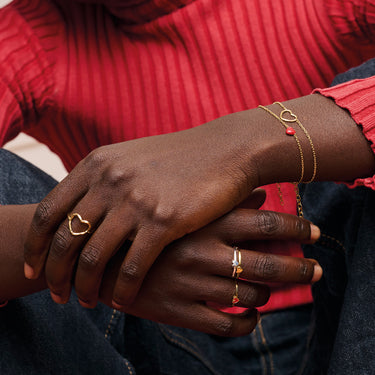 ENAMEL Copenhagen Ring, Amore Rings 925S/GP