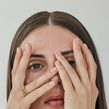 ENAMEL Copenhagen Ring, Ball Rings 925S/GP