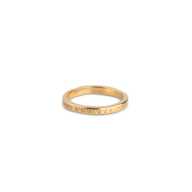 ENAMEL Copenhagen Ring, Heart Rings 925S/GP