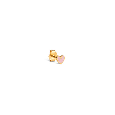ENAMEL Copenhagen Stud, Amore - Single Earrings Pink