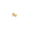 ENAMEL Copenhagen Stud, Heart - Single Earrings 925S/GP/M