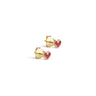 ENAMEL Copenhagen Studs, Amore Earrings Bordeaux
