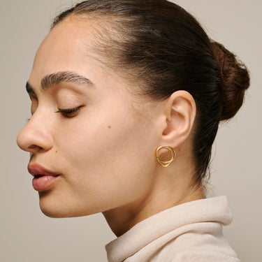 ENAMEL Copenhagen Ørestikker, Bellu Earrings 925S/GP