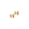 ENAMEL Copenhagen Studs, Nara Earrings Light Coral