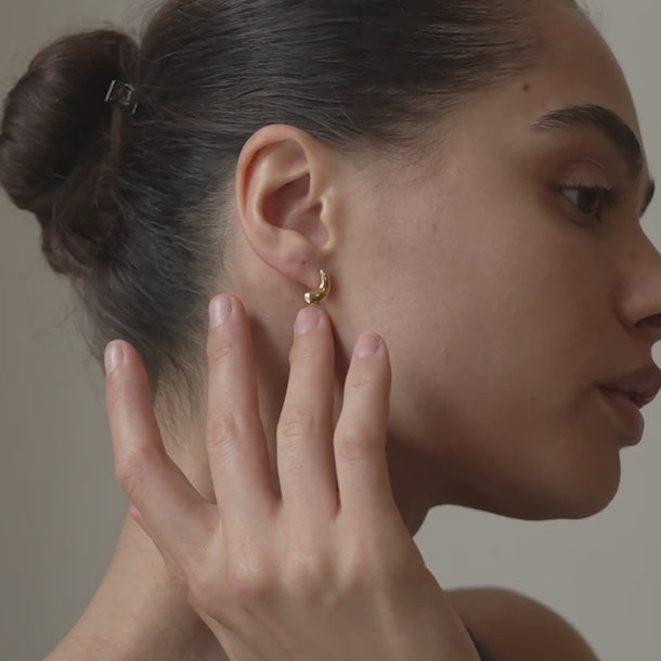 ENAMEL Copenhagen Ørestikker, Nima Earrings 925S/GP