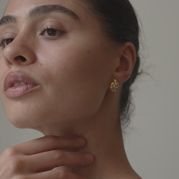 ENAMEL Copenhagen Ørestikker, Tova Earrings 925S/GP