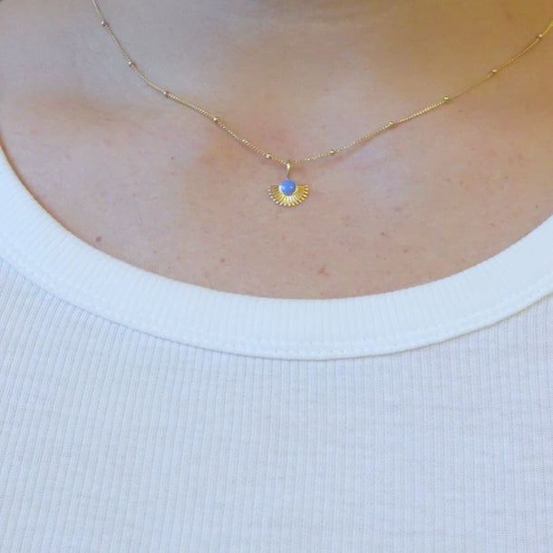 ENAMEL Copenhagen Halskæde, Soleil Necklaces Cornflower