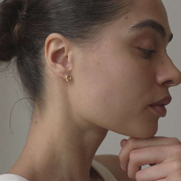 ENAMEL Copenhagen Ørestikker, Dotta Earrings 925S/GP