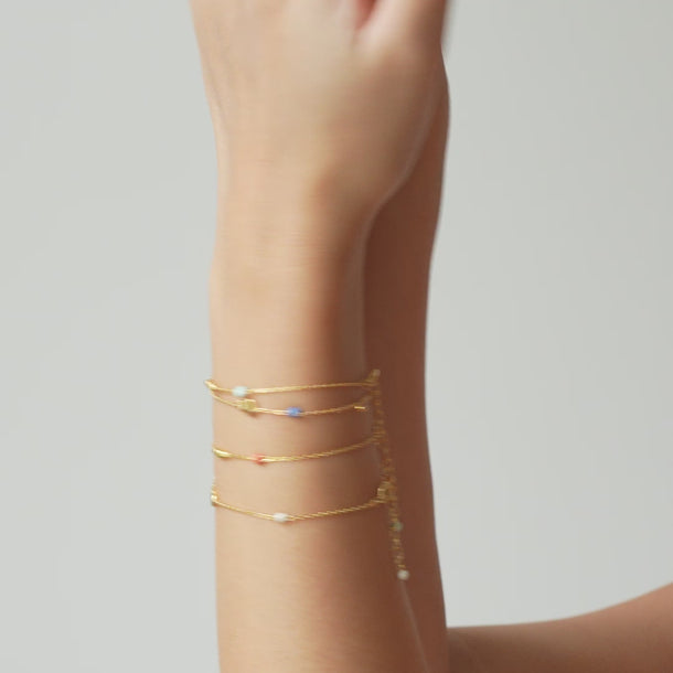 ENAMEL Copenhagen Bracelet, Melia Bracelets Cornflower
