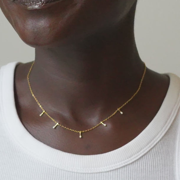 ENAMEL Copenhagen Halskæde, Lola Drop Necklaces Daisy