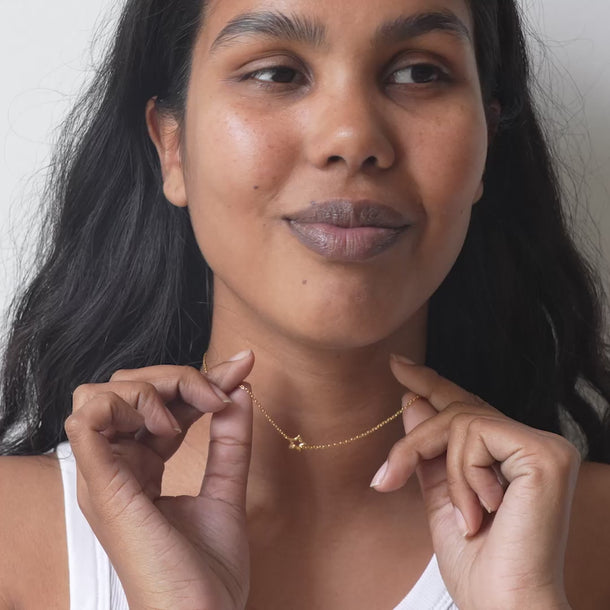 ENAMEL Copenhagen Halskæde, Organic Star Necklaces Gold Plated