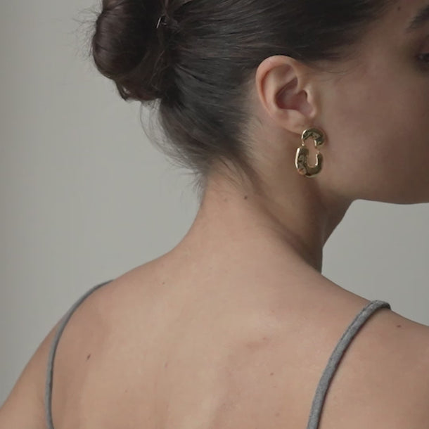 ENAMEL Copenhagen Øreringe, Viona Earrings 925S/GP