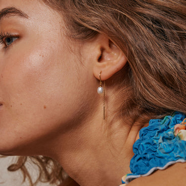 ENAMEL Copenhagen Øreringe, Eleanor Pearl Earrings Pearl